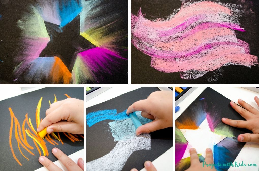 5 Essential Chalk Pastel Techniques for Beginners - Projects with Kids